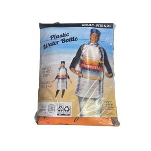 Plastic Water Bottle Costume - Rasta Imposta Adult Fits S-XL Halloween Funny NEW